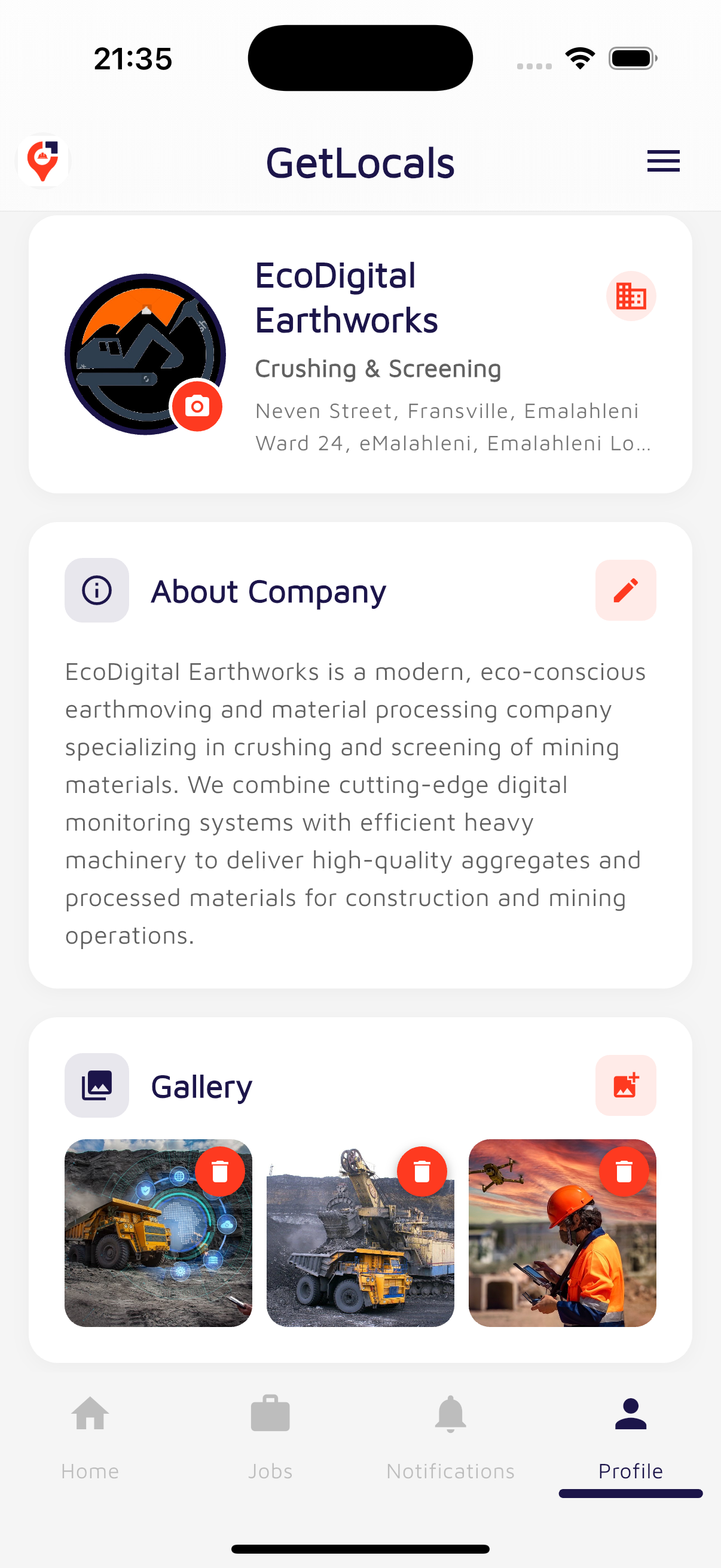 GetLocals job details